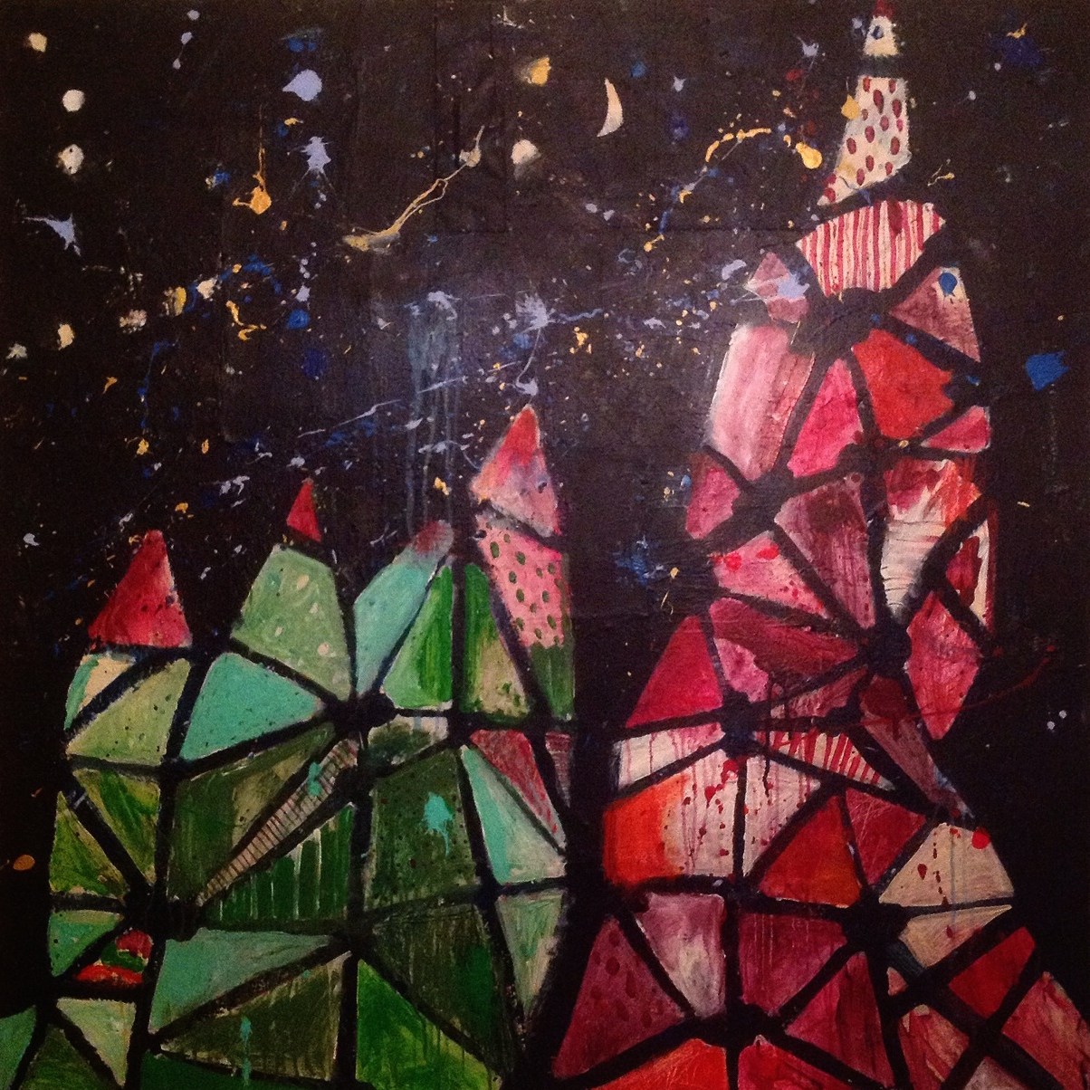 Midnight in a sleepy town