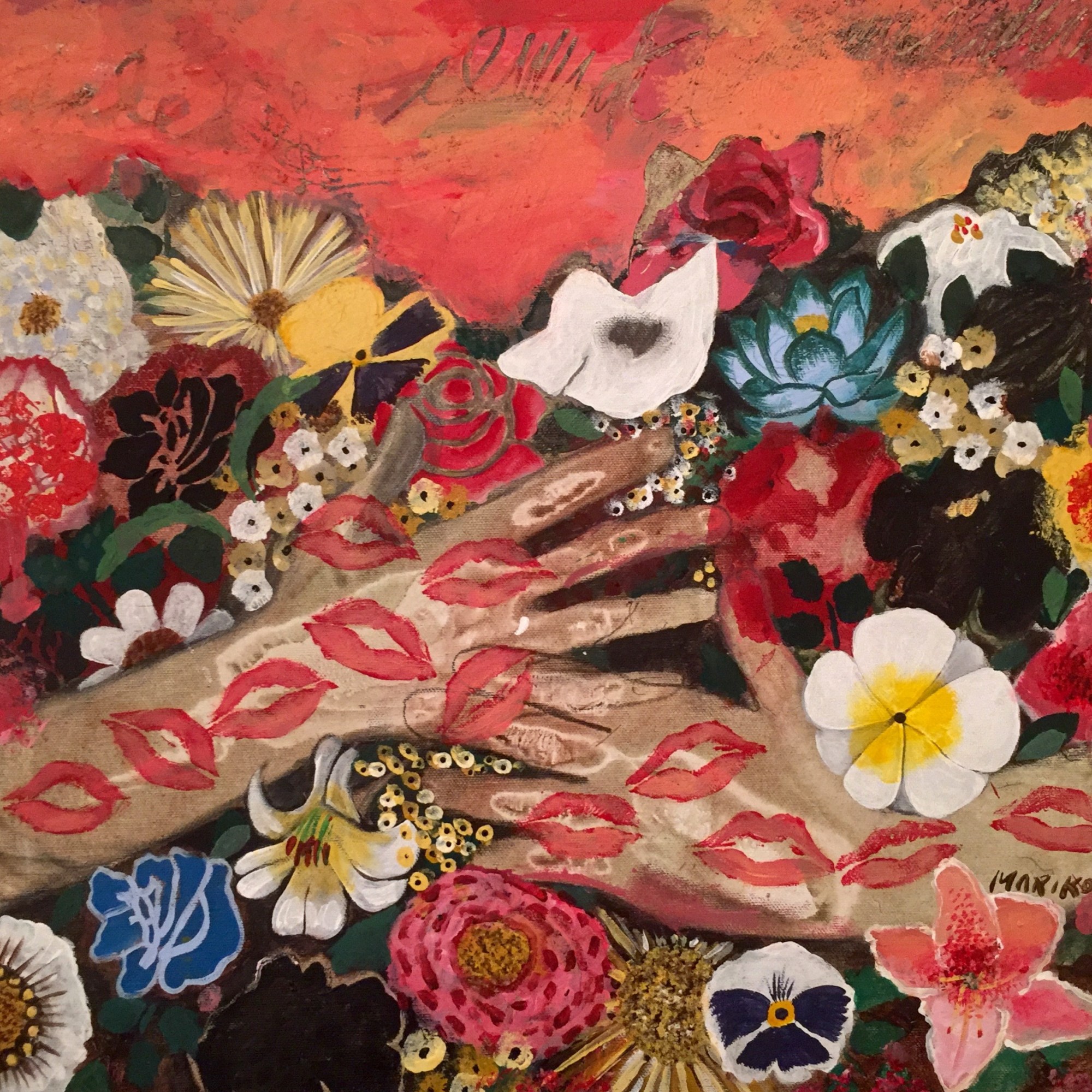 A heart full of flowers